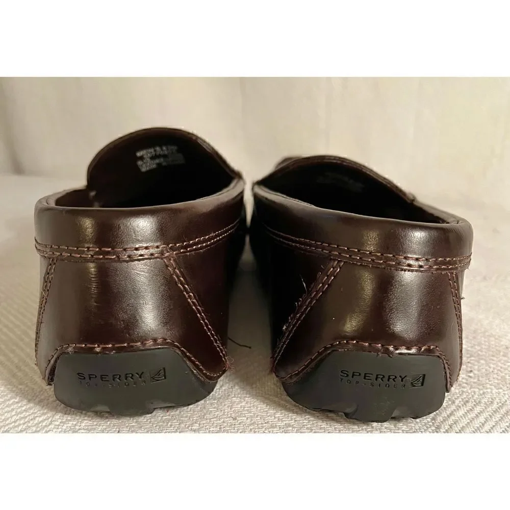 Sperry’s Men's Davenport Brown Venetian Driving Loafer Sz 8.5 Actor Wore On TV